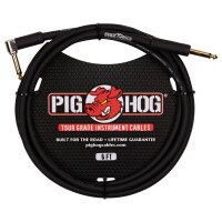 Pig Hog Tour Grade Instrument Cable Right Angle 6 ft.
